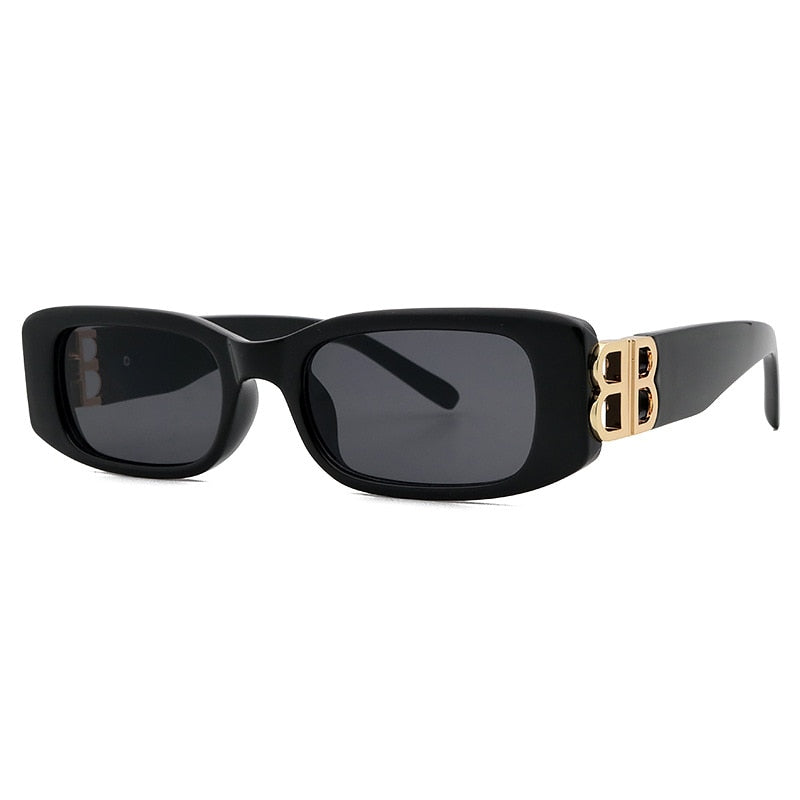 Vintage Luxury Brand Women Sunglasses 2021 Fashion Square Sun Glasses - lecapmode