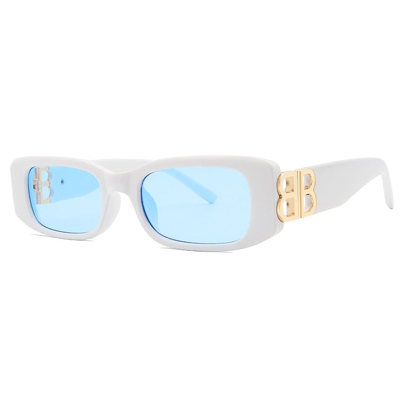 Vintage Luxury Brand Women Sunglasses 2021 Fashion Square Sun Glasses - lecapmode