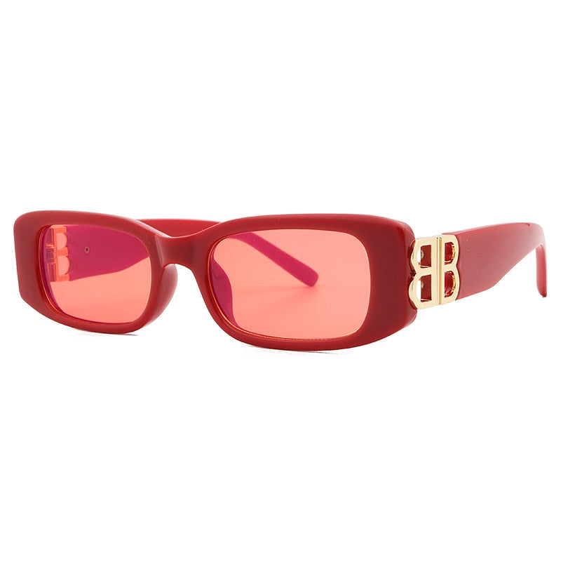 Vintage Luxury Brand Women Sunglasses 2021 Fashion Square Sun Glasses - lecapmode