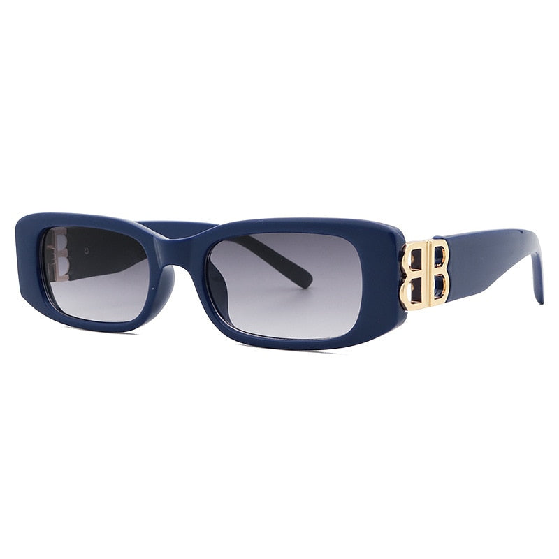 Vintage Luxury Brand Women Sunglasses 2021 Fashion Square Sun Glasses - lecapmode
