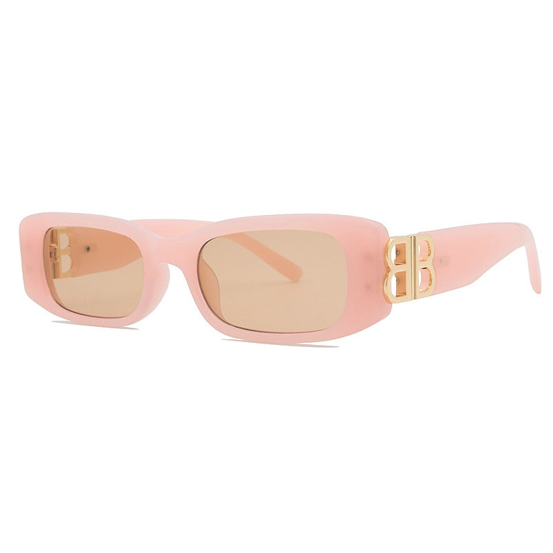 Vintage Luxury Brand Women Sunglasses 2021 Fashion Square Sun Glasses - lecapmode