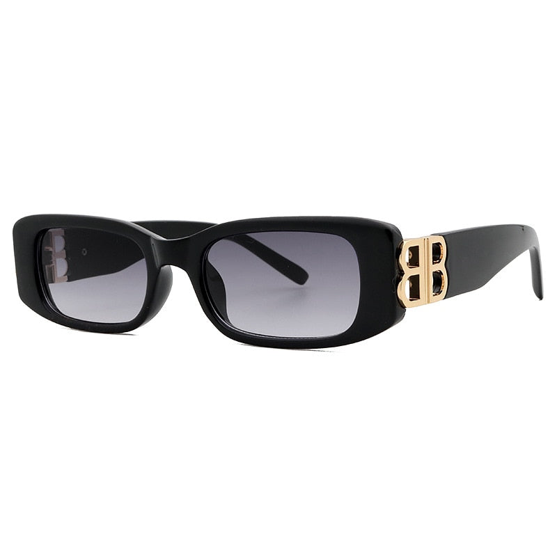 Vintage Luxury Brand Women Sunglasses 2021 Fashion Square Sun Glasses - lecapmode