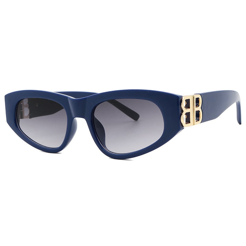 Vintage Luxury Brand Women Sunglasses 2021 Fashion Square Sun Glasses - lecapmode
