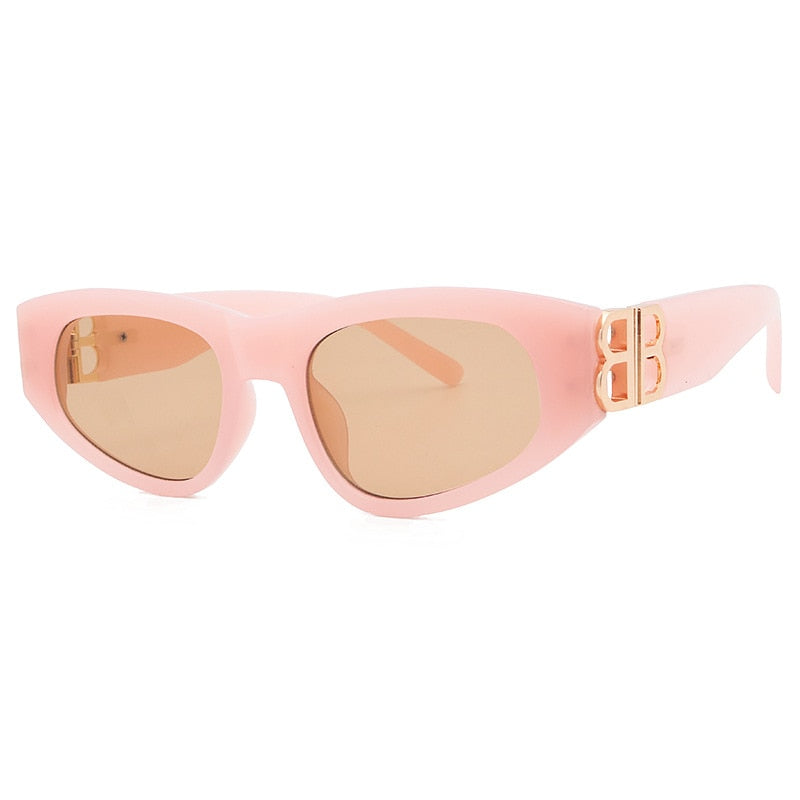 Vintage Luxury Brand Women Sunglasses 2021 Fashion Square Sun Glasses - lecapmode