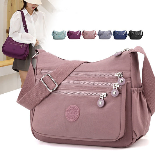 2022 Women Shoulder Bag Polyester Fashion Cosmetic Bag Simple Handbag - lecapmode