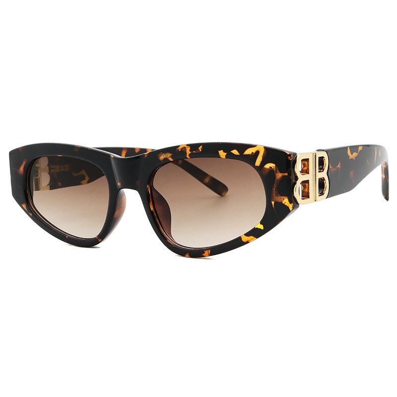 Vintage Luxury Brand Women Sunglasses 2021 Fashion Square Sun Glasses - lecapmode