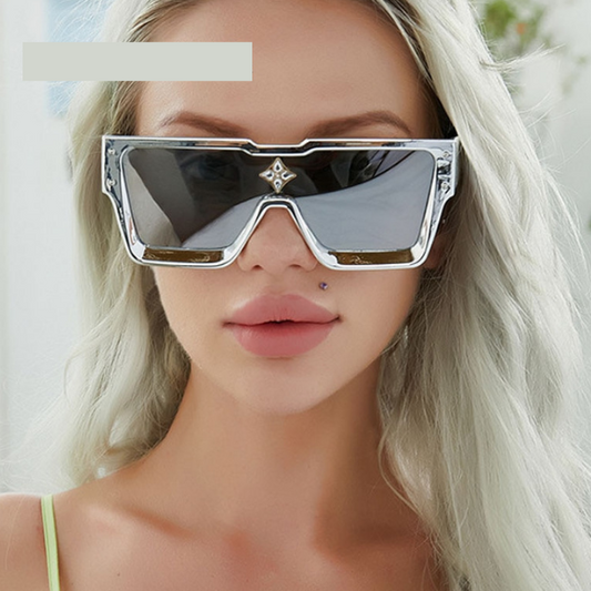 Luxury Crystal Oversized Women Square Sunglasses Shades UV400